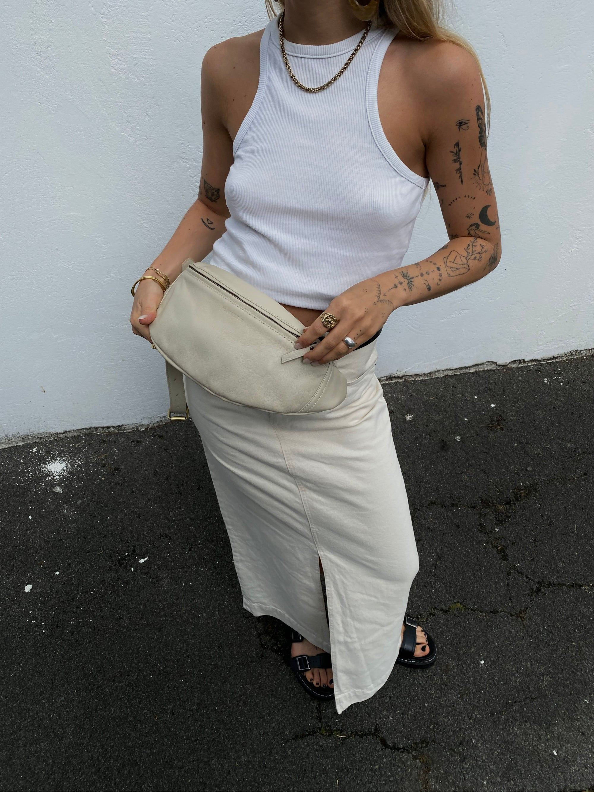 Mandrn Atlas - Bone Fanny Pack