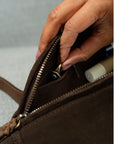 Mandrn Atlas - Espresso Suede Fanny Pack