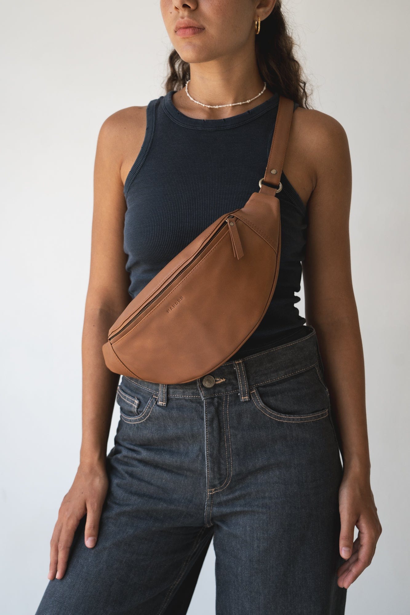 Leather fanny pack purse hotsell