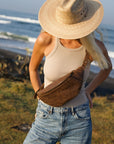 Mandrn Atlas Woven - Saddle (Dark) Fanny Pack