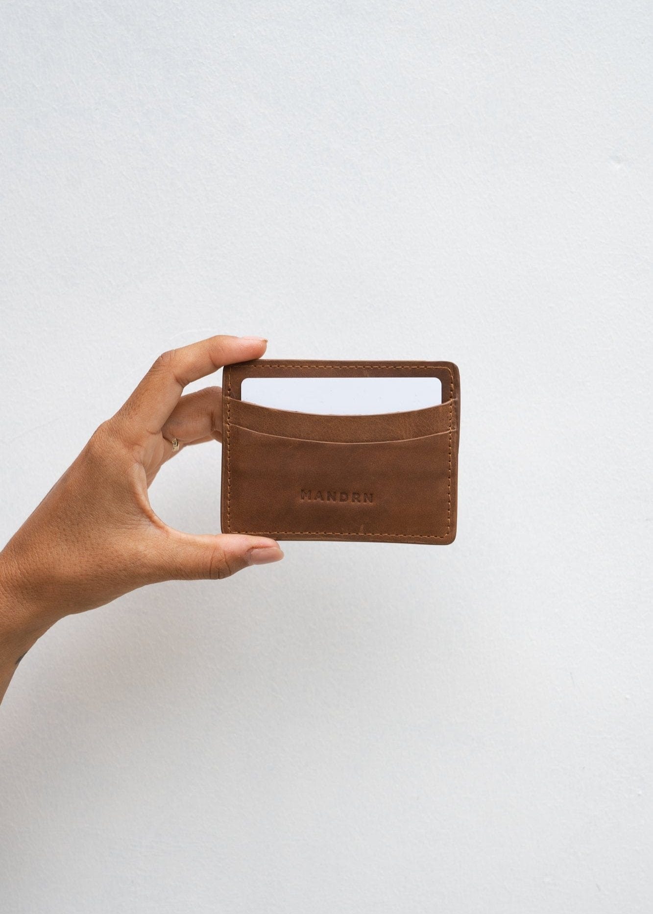 Mandrn Cardholder Luxe - Saddle (Light) Cardholder