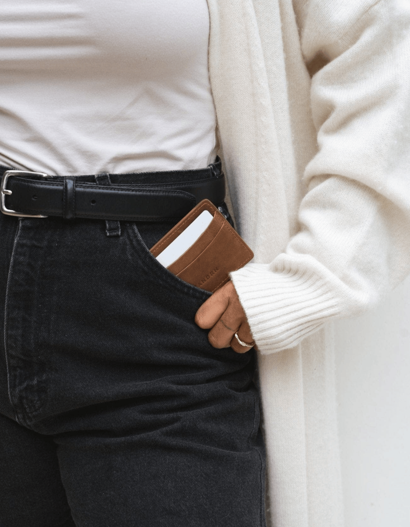 Mandrn Cardholder - Saddle (Light) Cardholder