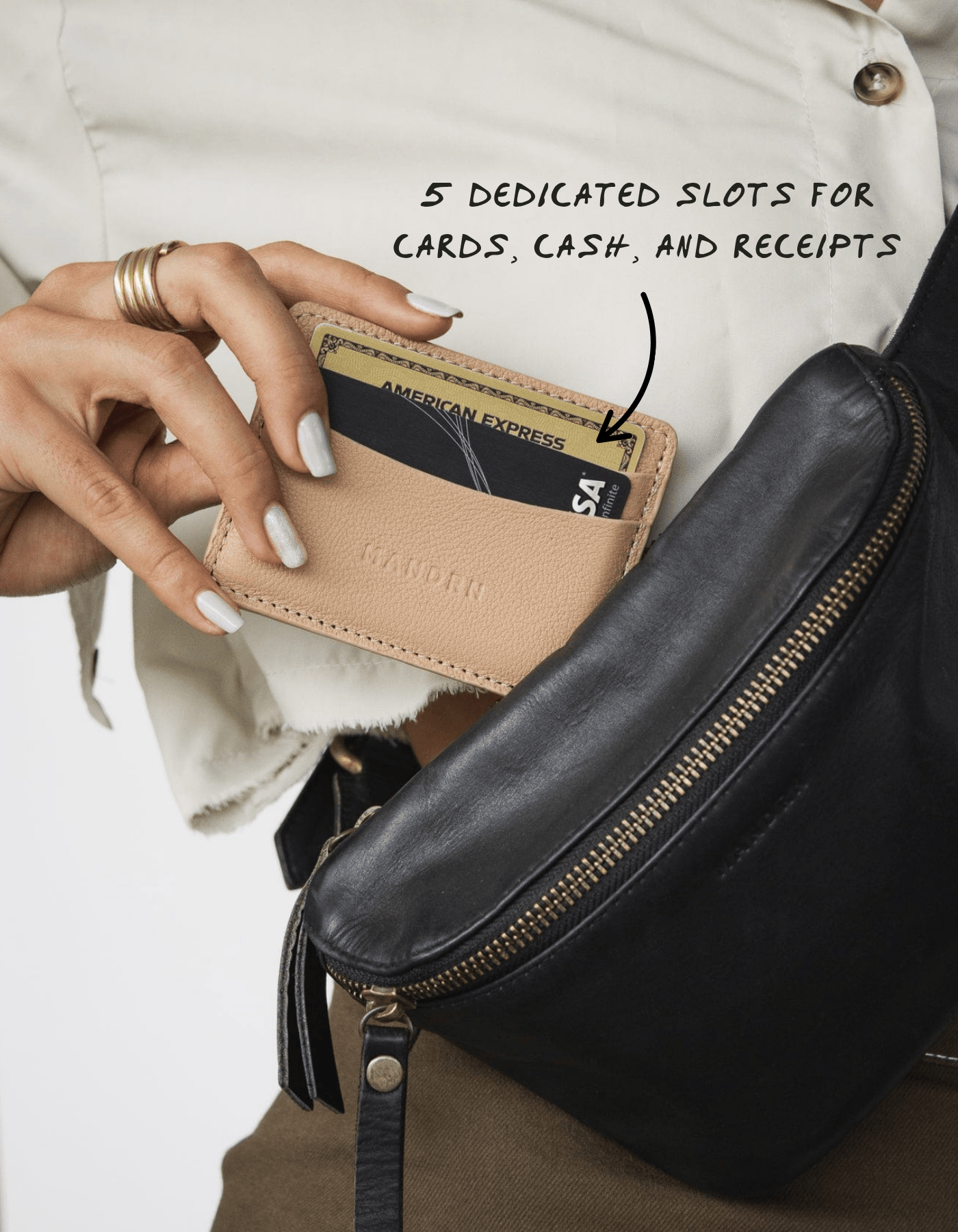 Mandrn Cardholder - Sand Cardholder