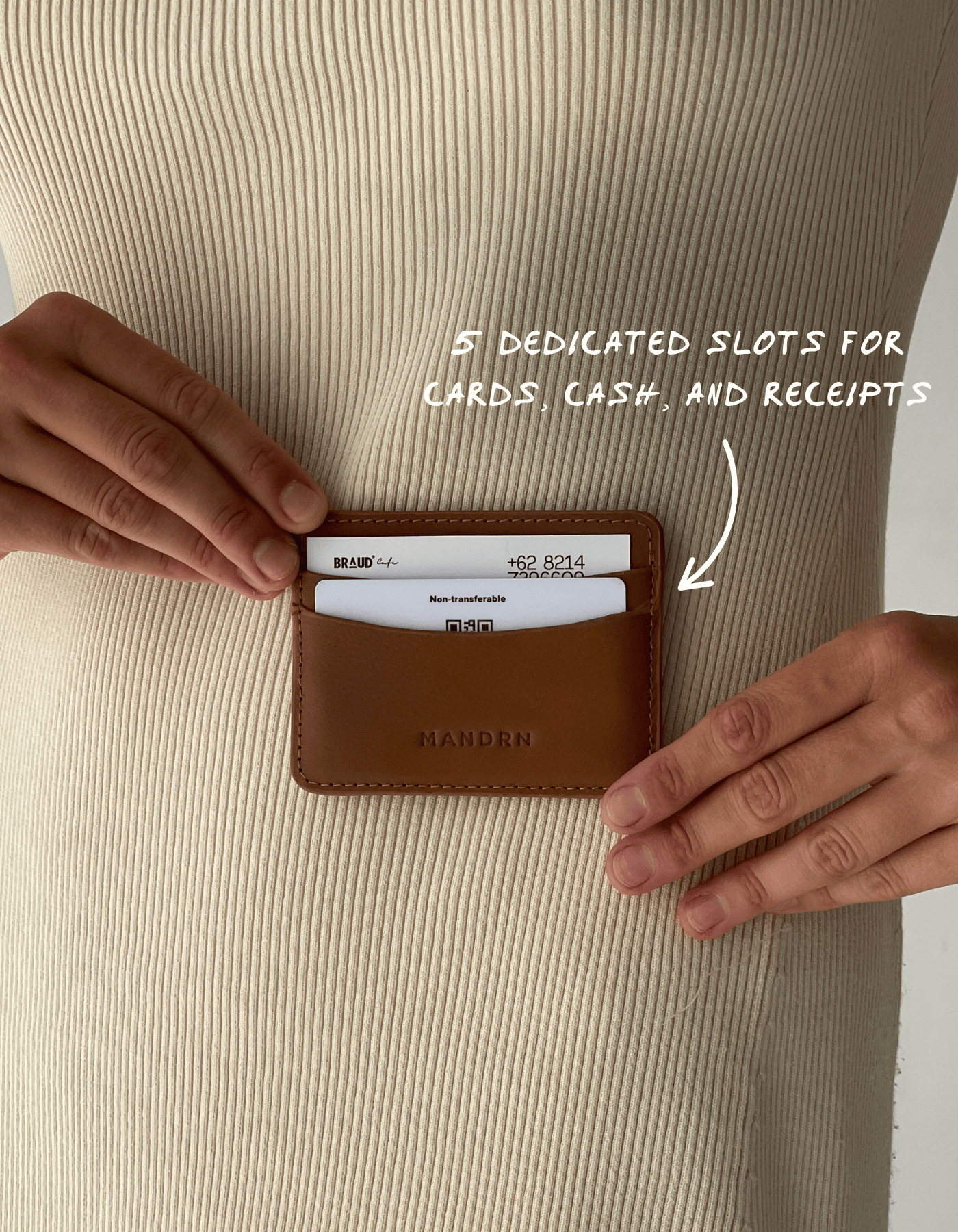 Mandrn Cardholder - Tan Cardholder