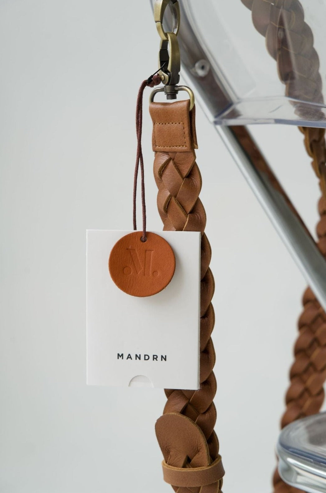 Mandrn Carry Woven Strap- Tan Belt Bag