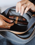 Mandrn Evra - Suede Denim tote