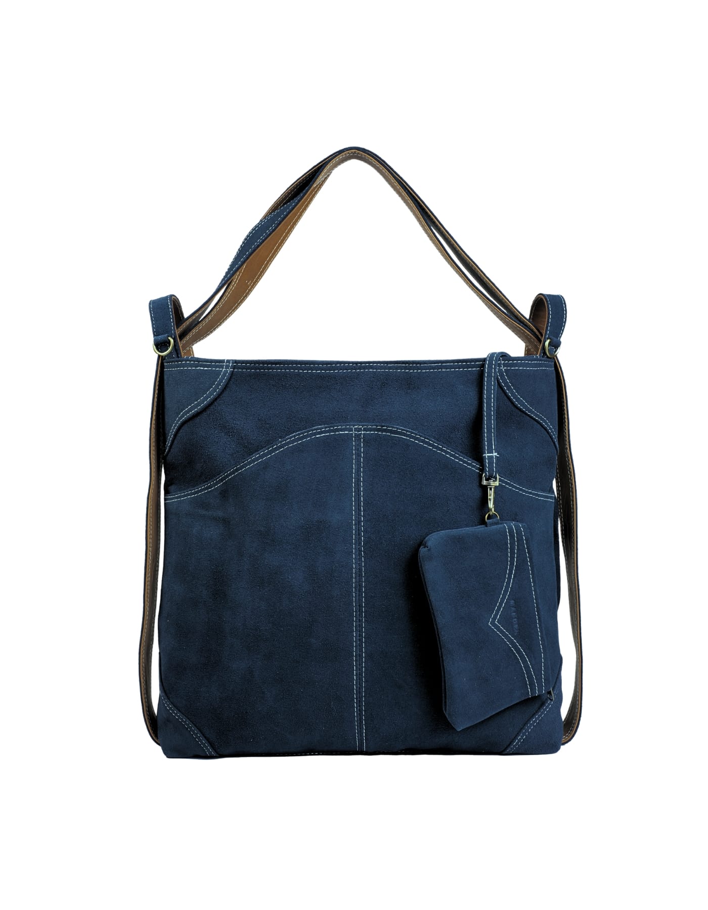 Mandrn Evra - Suede Denim tote