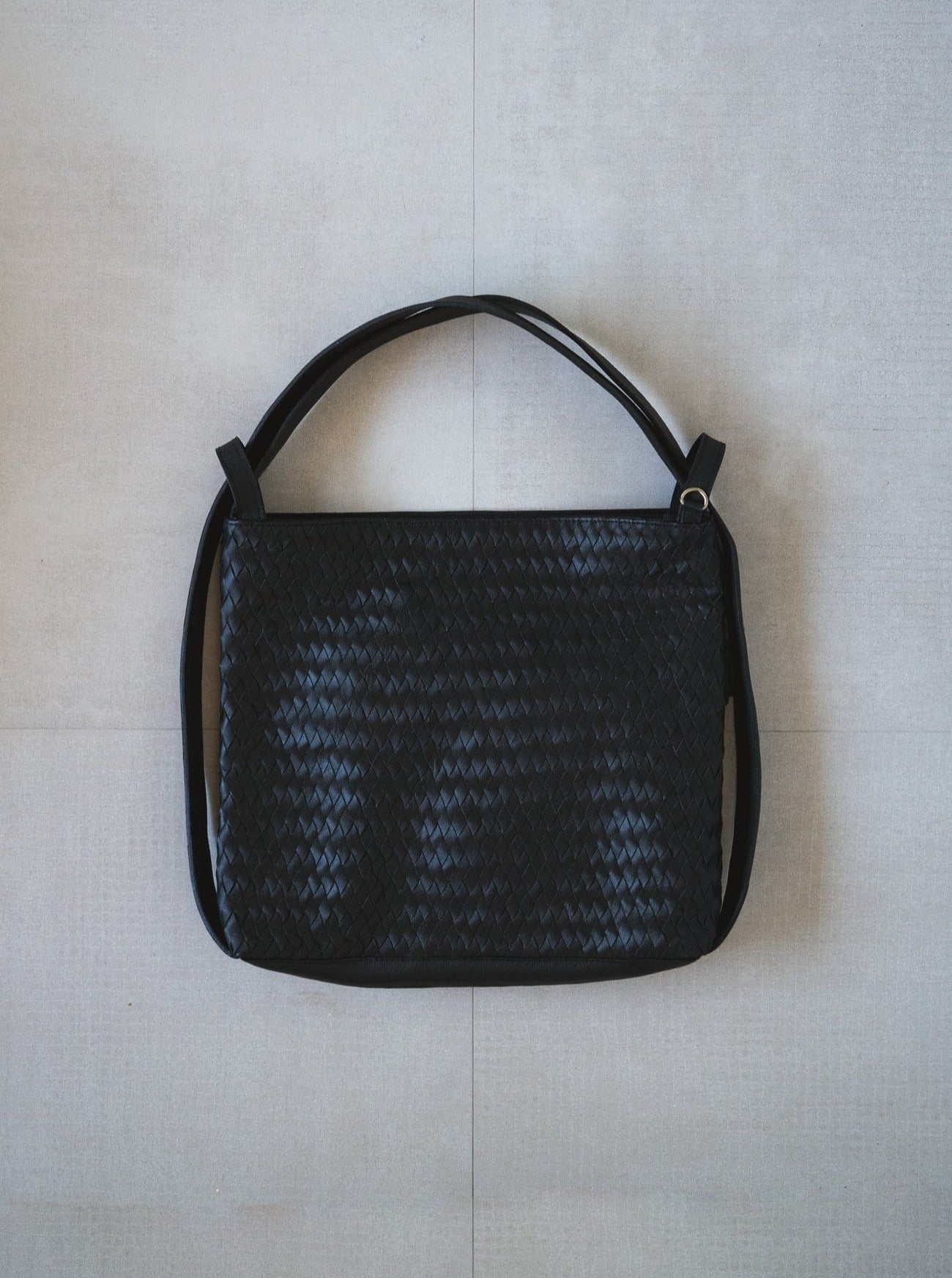 MANDRN Evra Woven Tote - Black tote