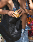 MANDRN Evra Woven Tote - Black tote