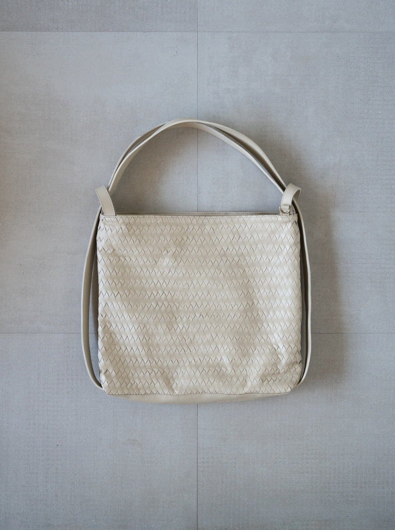 MANDRN Evra Woven Tote - Bone tote