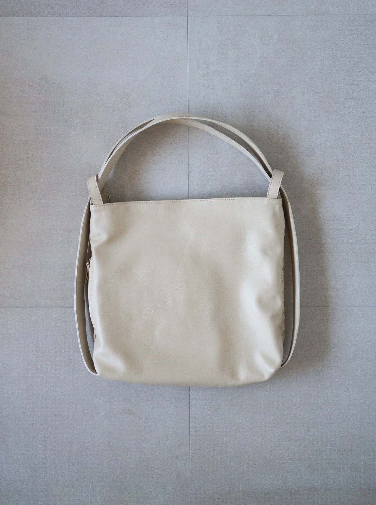 MANDRN Evra Woven Tote - Bone tote