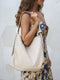 MANDRN Evra Woven Tote - Bone tote