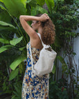 MANDRN Evra Woven Tote - Bone tote