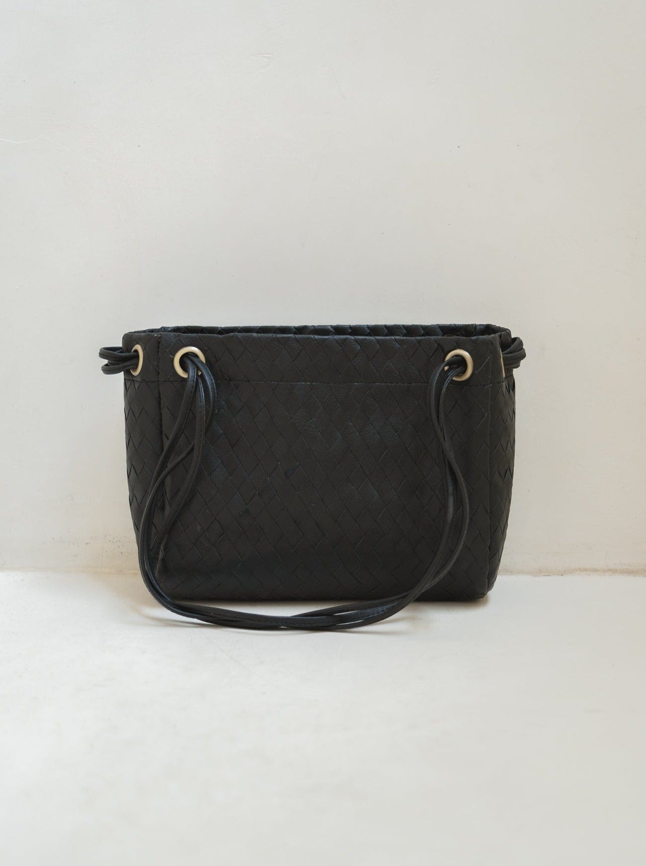 Mandrn Lou Woven - Black Bag