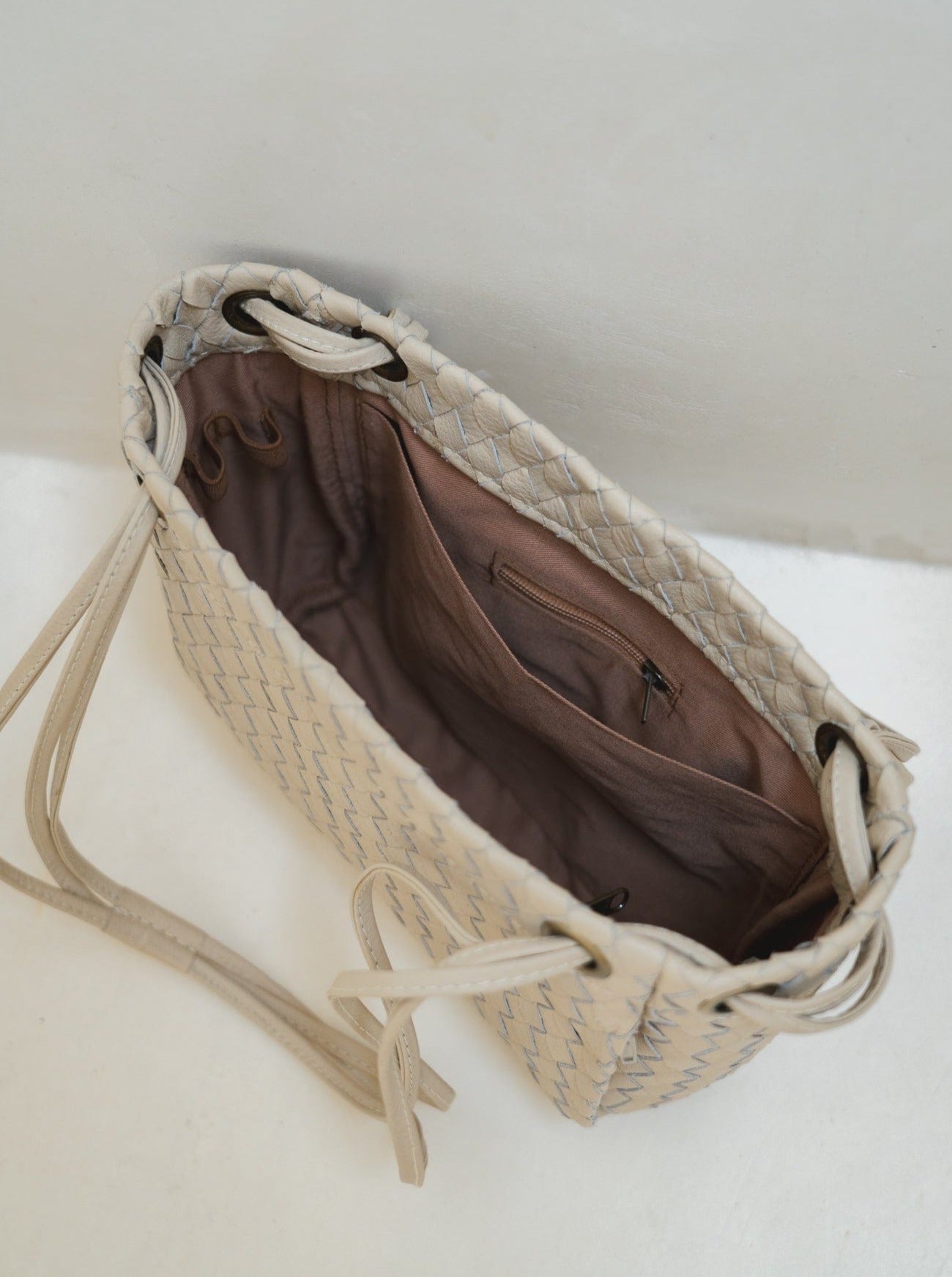 Mandrn Lou Woven - Bone Bag