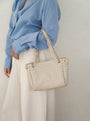 Mandrn Lou Woven - Bone Bag