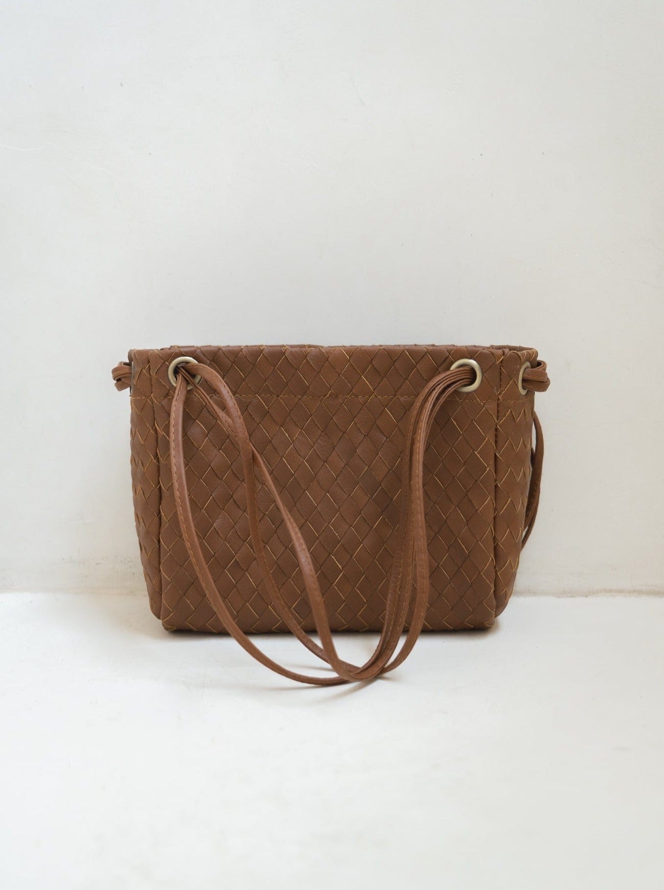 Mandrn Lou Woven - Tan Bag