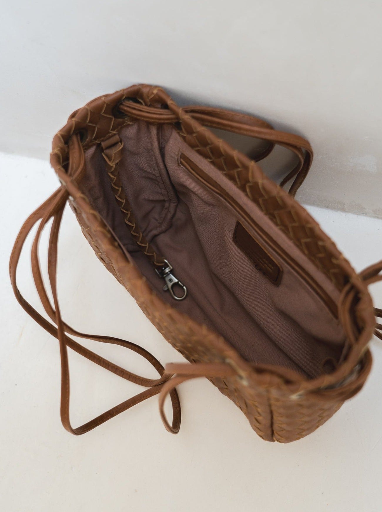 Mandrn Lou Woven - Tan Bag