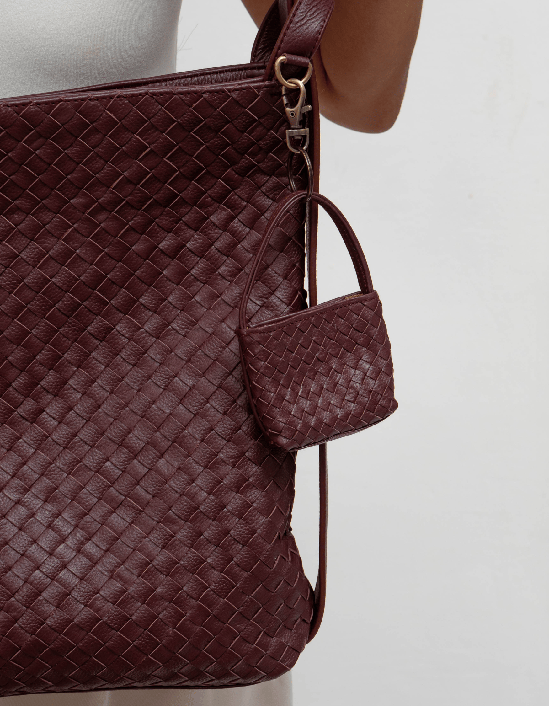 Mandrn Mini Evra - Burgundy Keychain