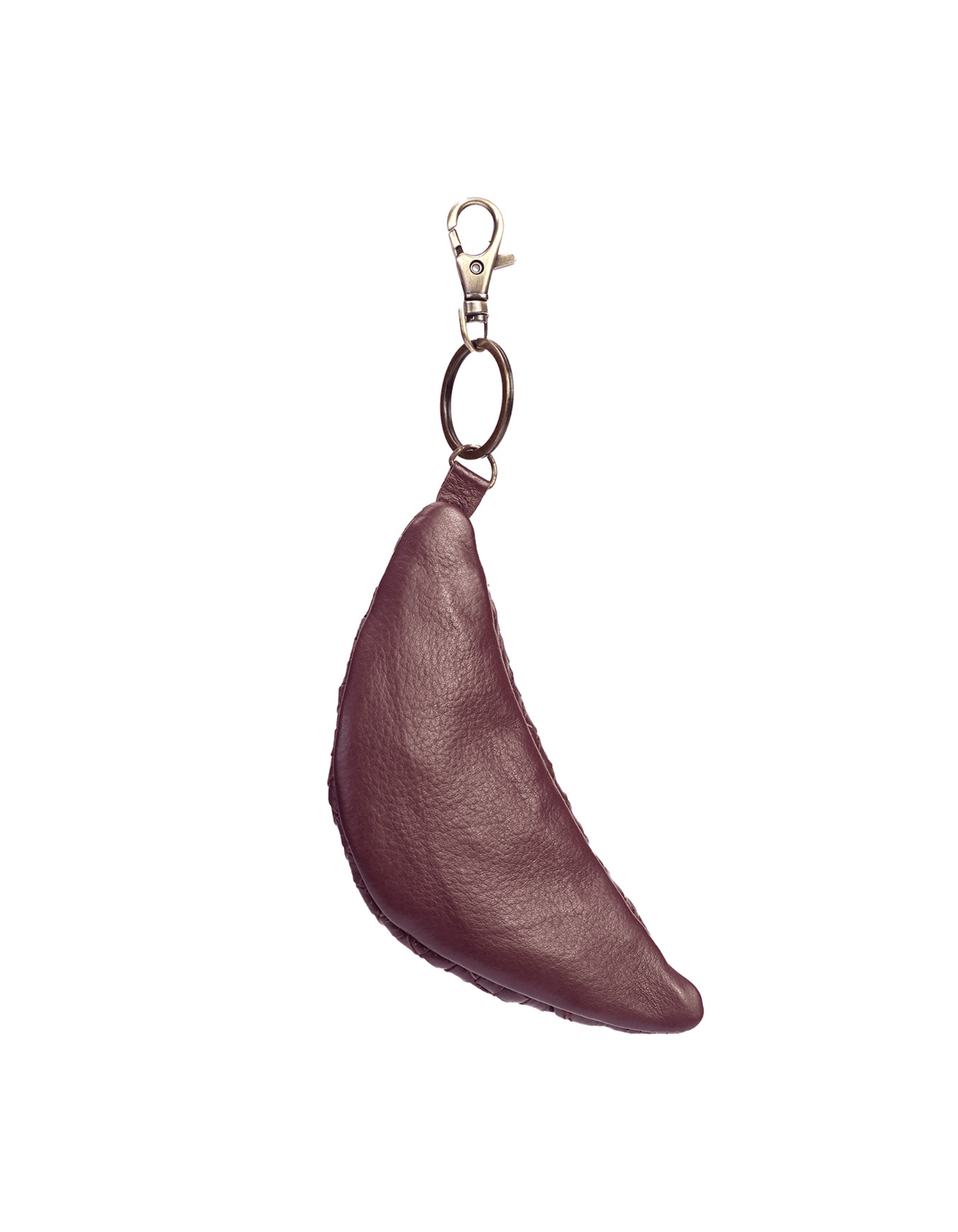 Mandrn Mini Woven Atlas - Burgundy Keychain