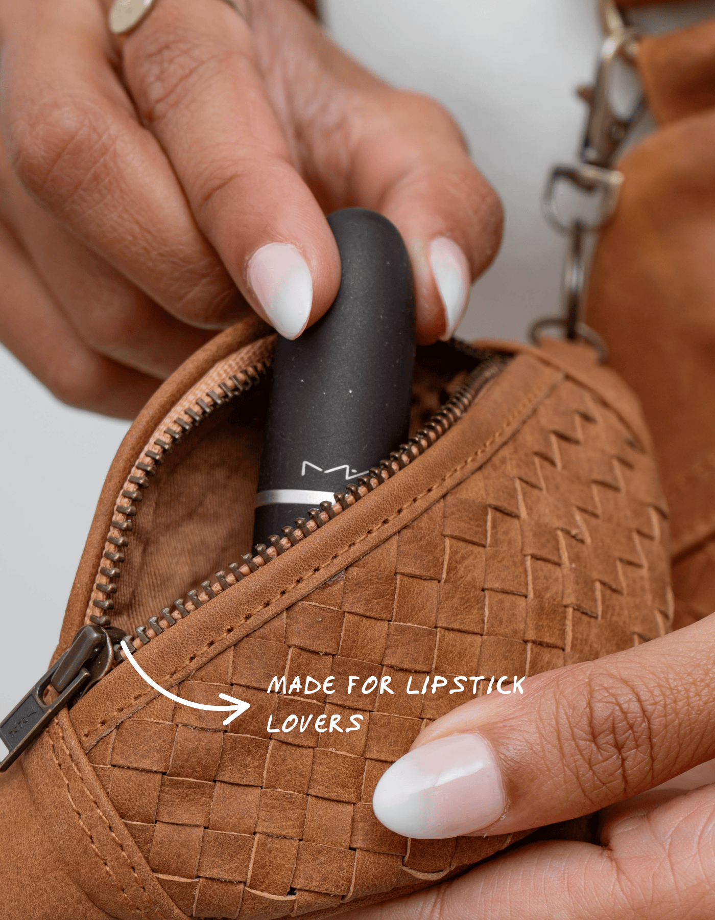 Mandrn Mini Woven Atlas - Saddle Light Keychain