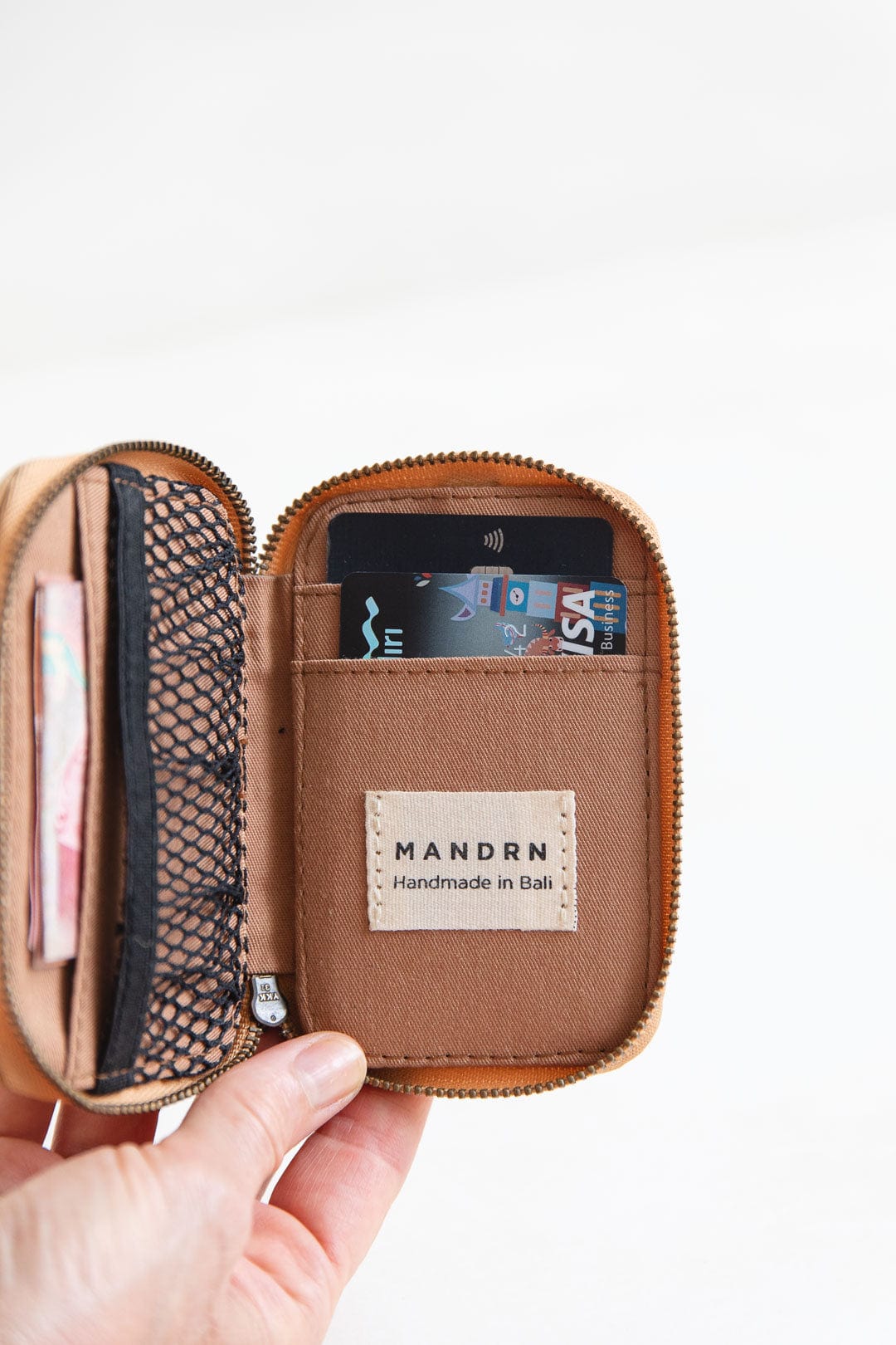 Mandrn Monet Wallet - Sand Wallets & Money Clips