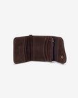 Mandrn Noa - Espresso Suede Wallets & Money Clips
