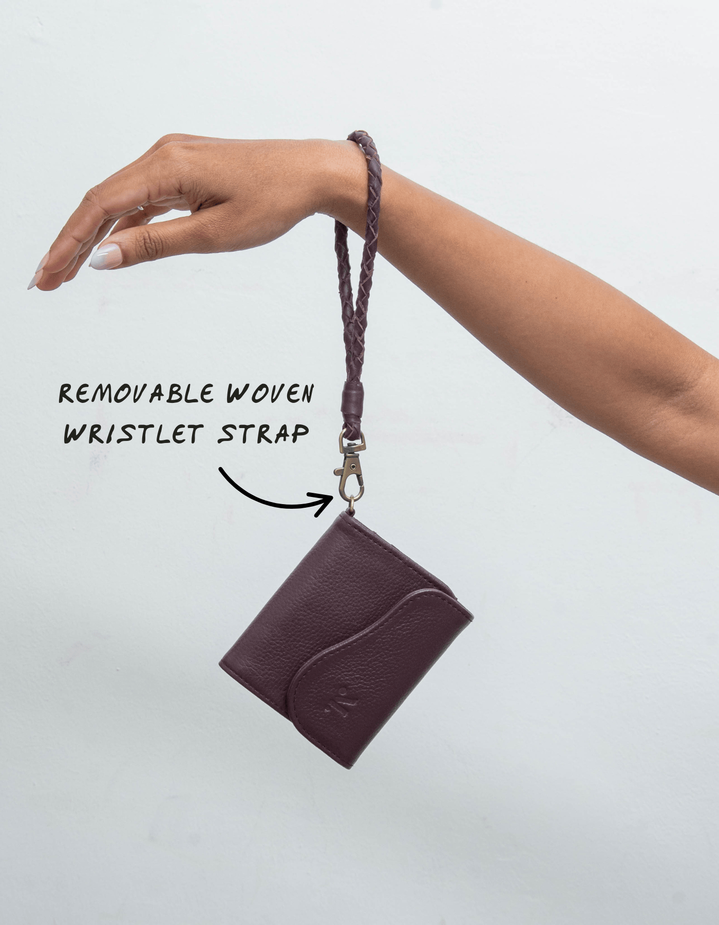 Mandrn Noa Wallet - Burgundy Wallets &amp; Money Clips