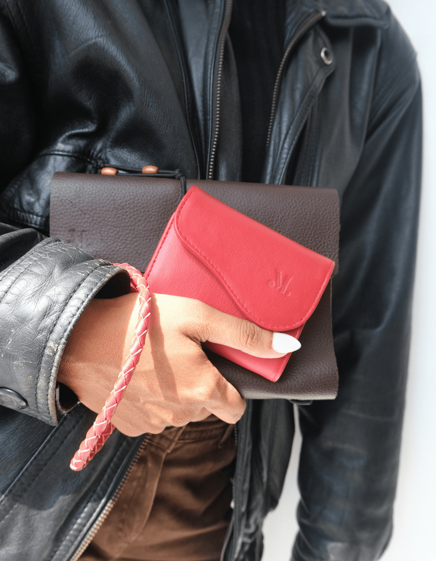 Mandrn Noa Wallet - Cherry Red Wallets &amp; Money Clips