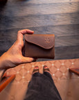 MANDRN Noa Wallet - Saddle Dark Wallets & Money Clips