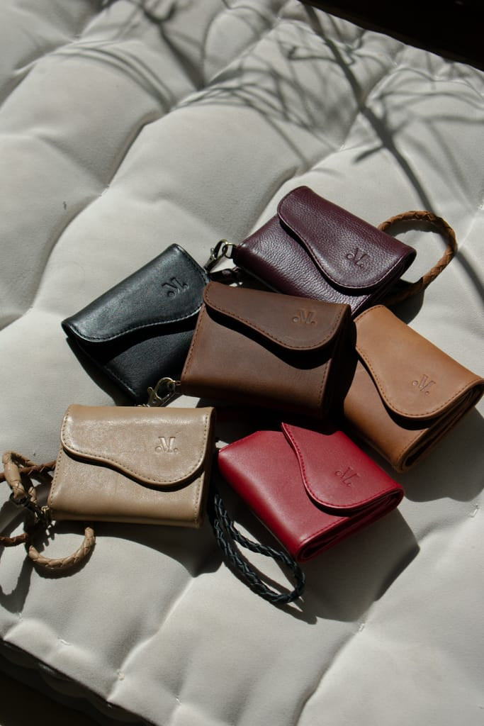 MANDRN Noa Wallet - Saddle Dark Wallets &amp; Money Clips