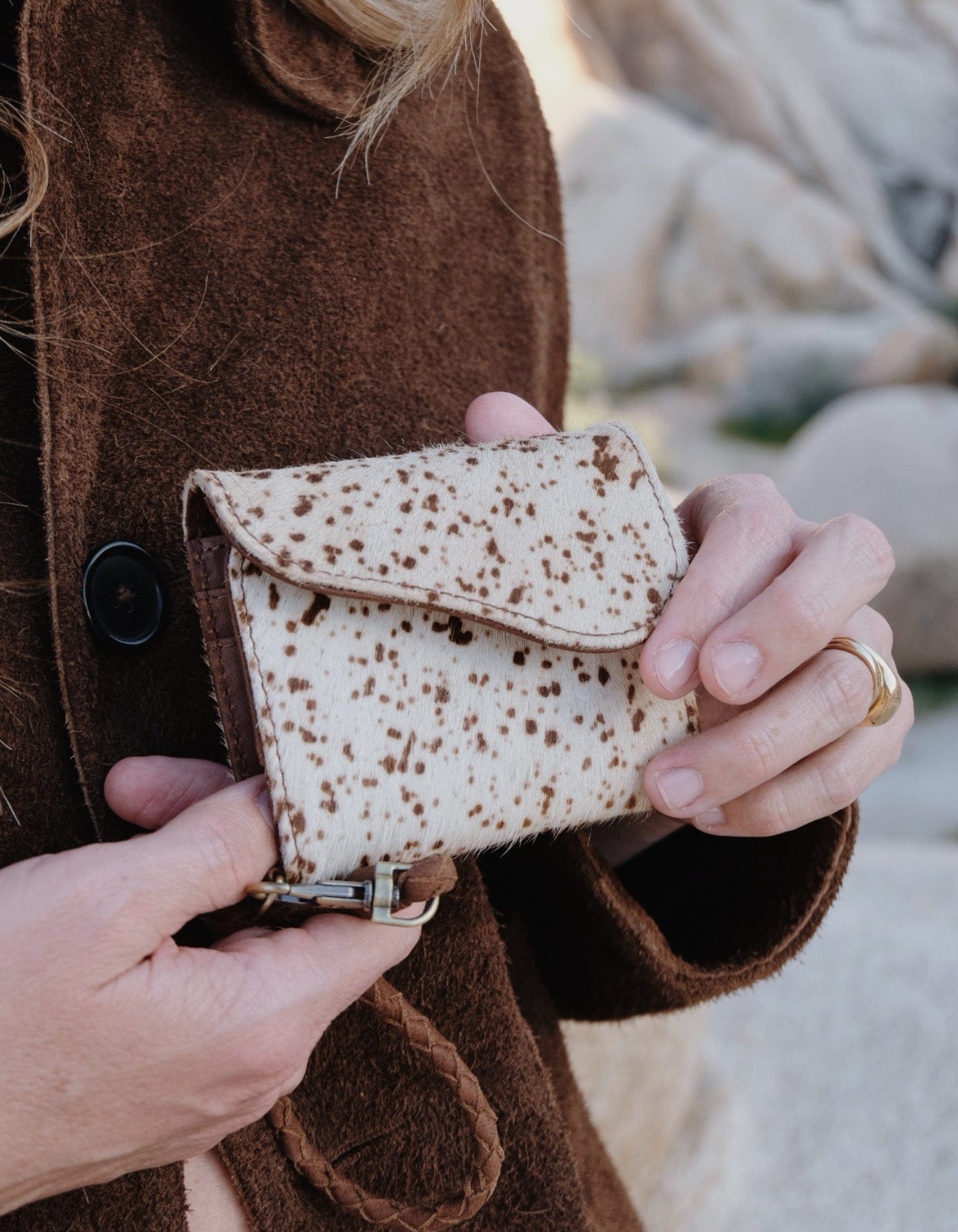 Mandrn Noa Wallet - Speckled Wallets & Money Clips