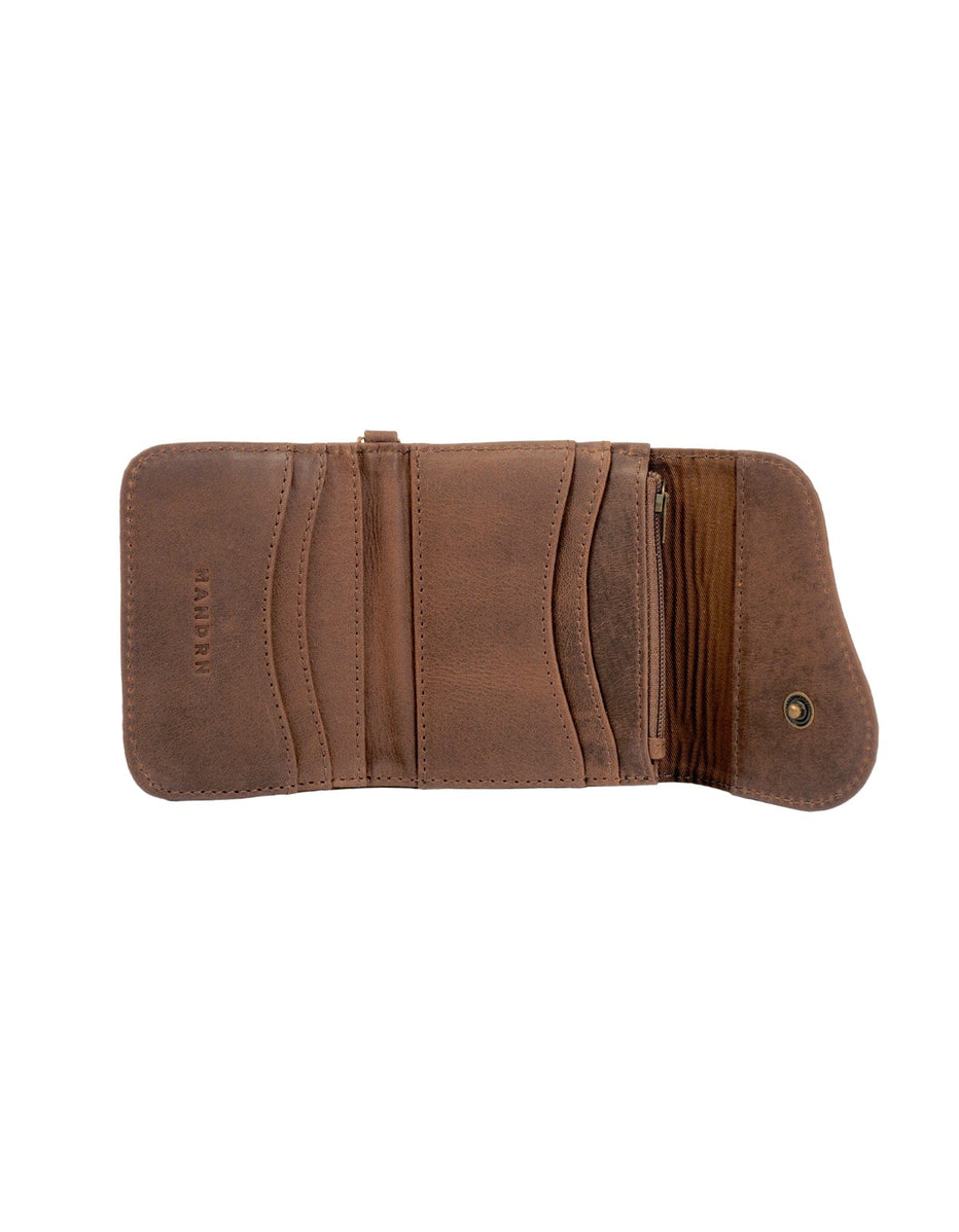 MANDRN | The Noa - Speckled Leather Compact Wallet