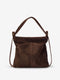 Mandrn [PRE-ORDER] Evra - Espresso Suede tote