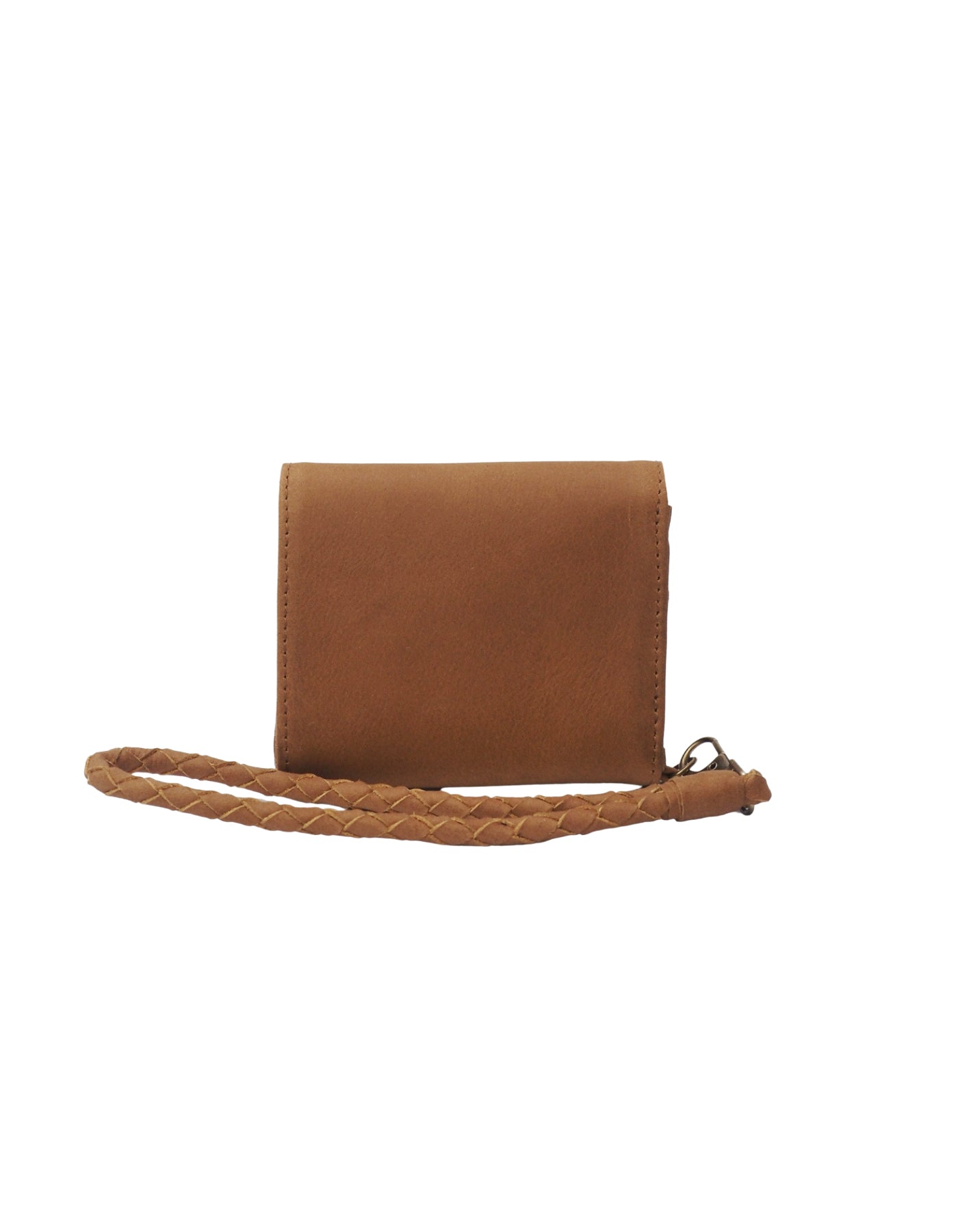 MANDRN | The Noa - Saddle Light Leather Compact Wallet