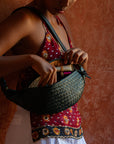 Mandrn [PRE-ORDER] Woven Atlas - Black Crossbody Bag