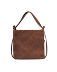 MANDRN [PRE-ORDER]- Woven Evra Tote - Saddle (Dark) tote