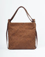 MANDRN [PRE-ORDER] Woven Evra Tote - Saddle (Light) tote