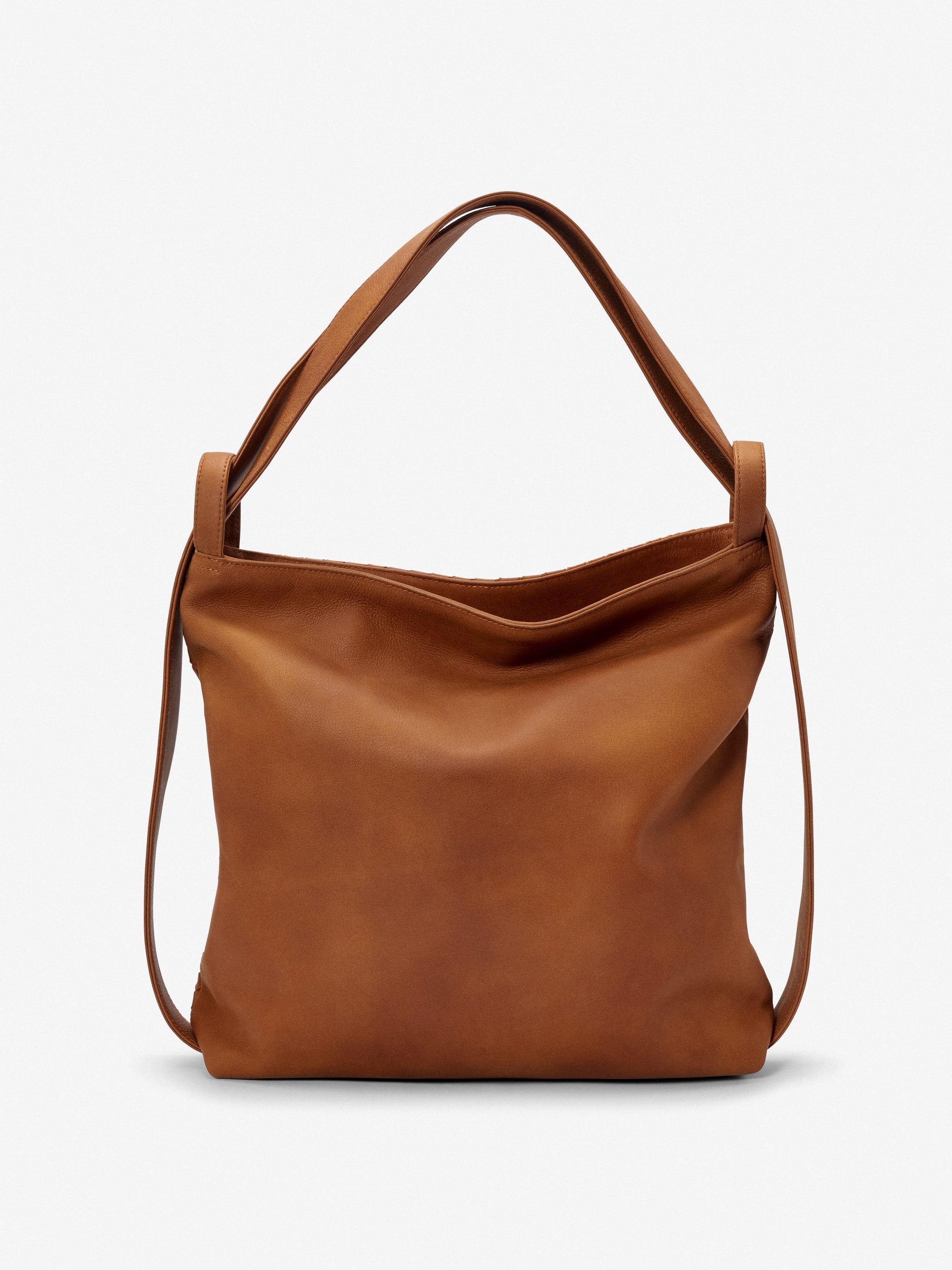 MANDRN [PRE-ORDER] Woven Evra Tote - Saddle (Light) tote