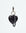 Mandrn Puffy Heart Keychain - Black Keychain