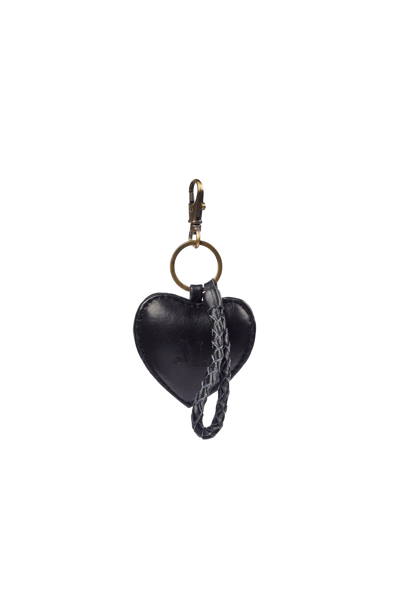 Mandrn Puffy Heart Keychain - Black Keychain