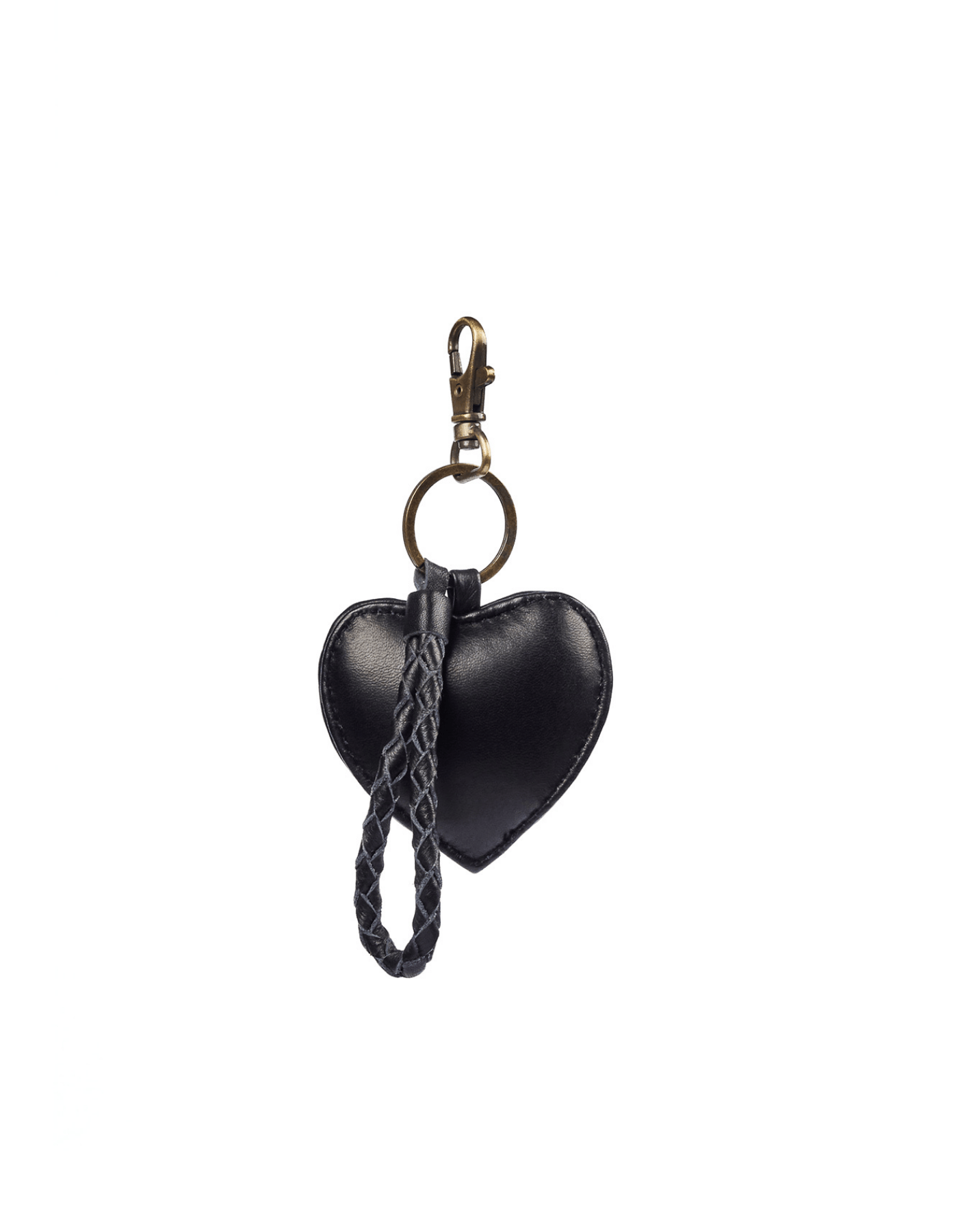 Mandrn Puffy Heart Keychain - Black Keychain