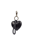 Mandrn Puffy Heart Keychain - Black Keychain