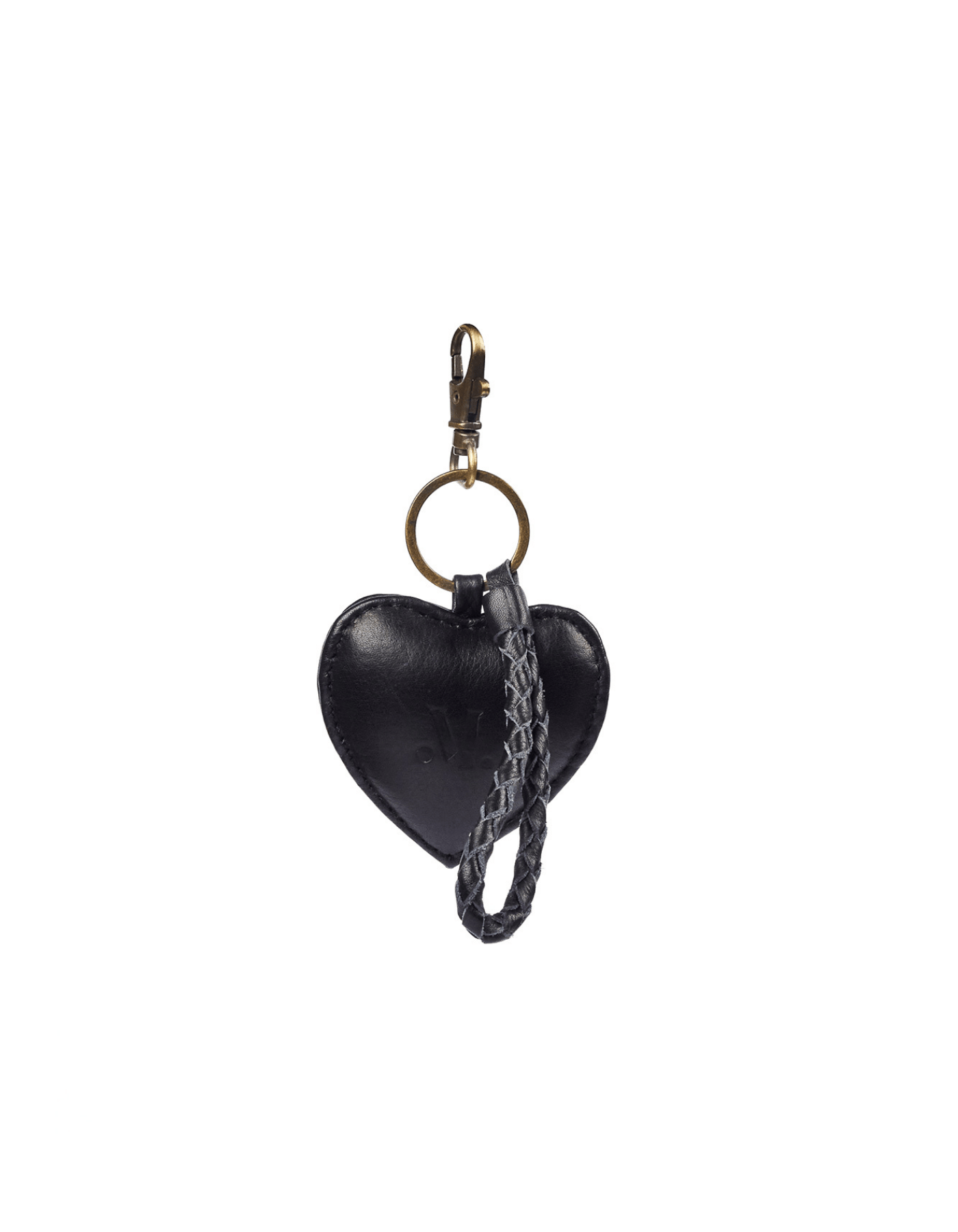 Mandrn Puffy Heart Keychain - Black Keychain