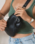 Mandrn Puffy Heart Keychain - Black Keychain