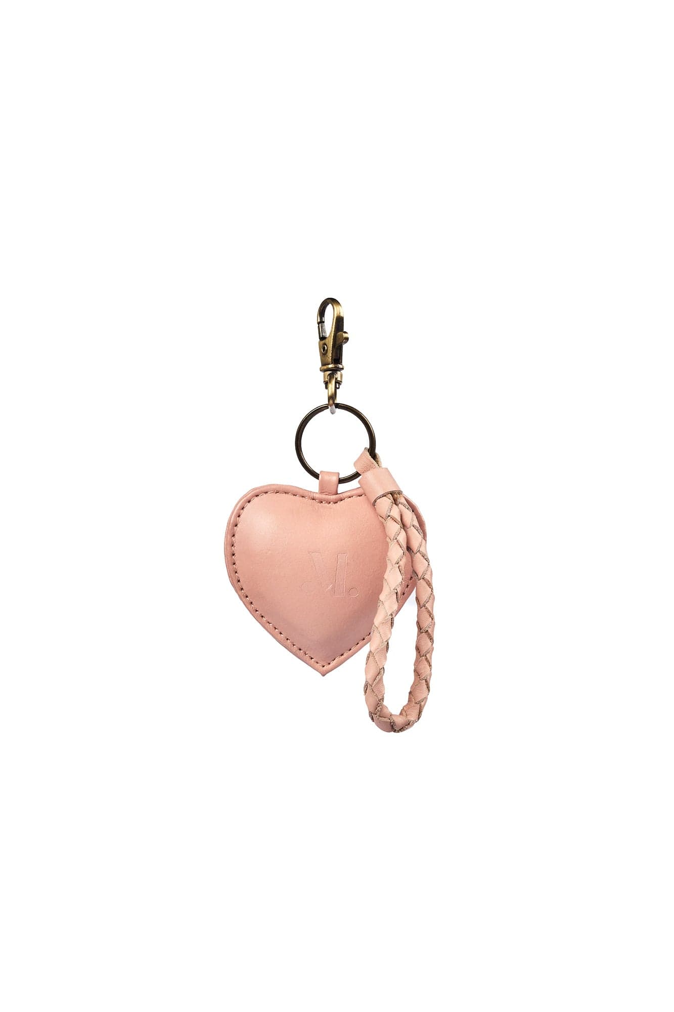 Mandrn Puffy Heart Keychain - Pink Keychain