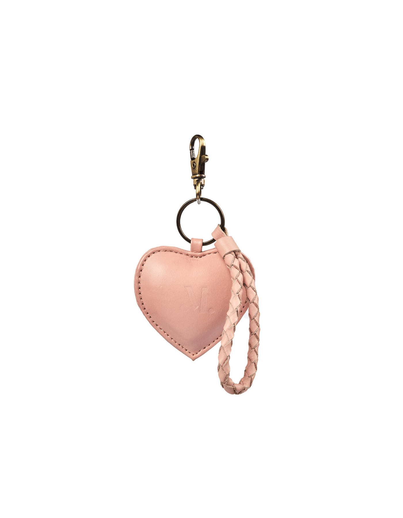 Mandrn Puffy Heart Keychain - Pink Keychain