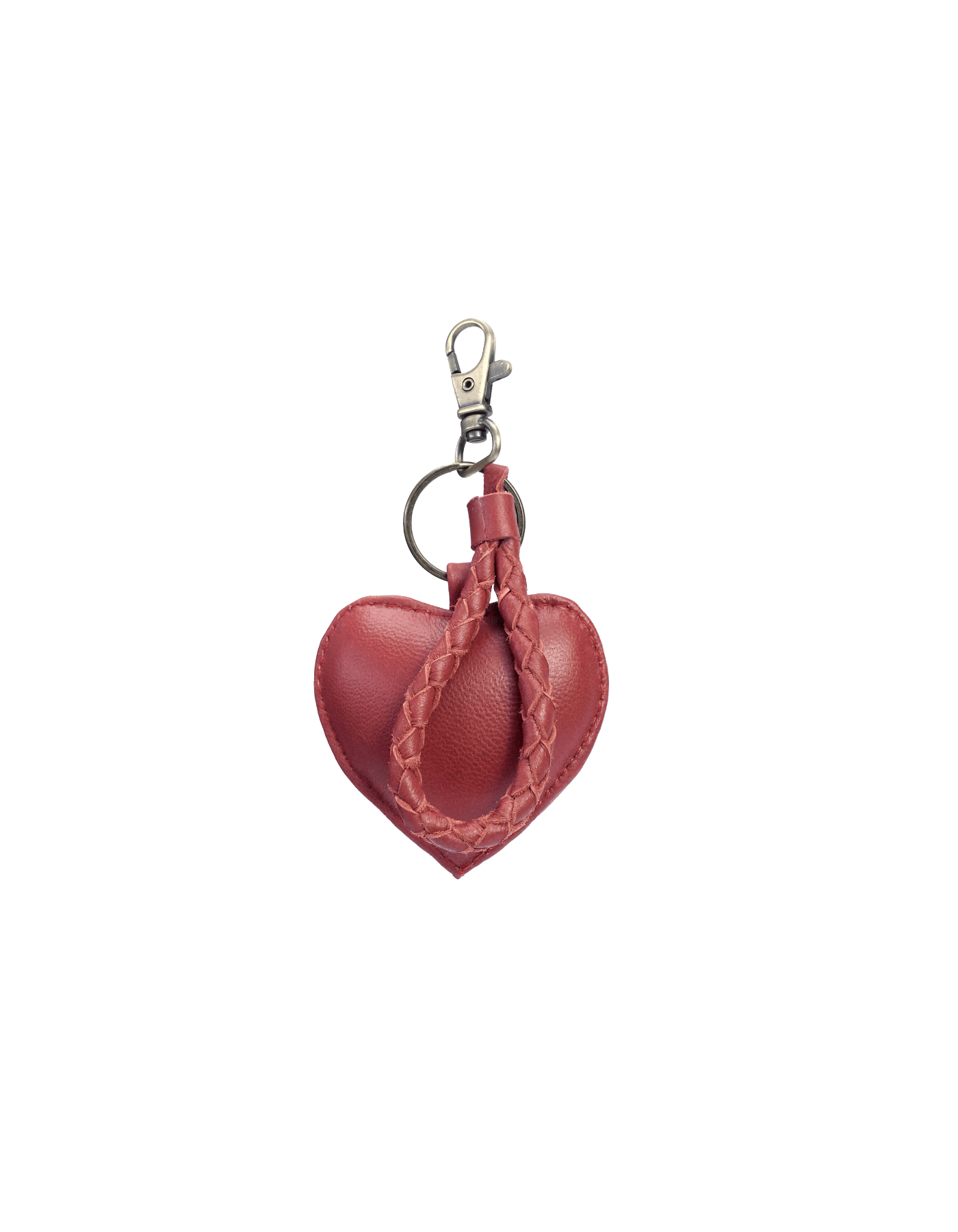 Mandrn Puffy Heart Keychain - Red Keychain