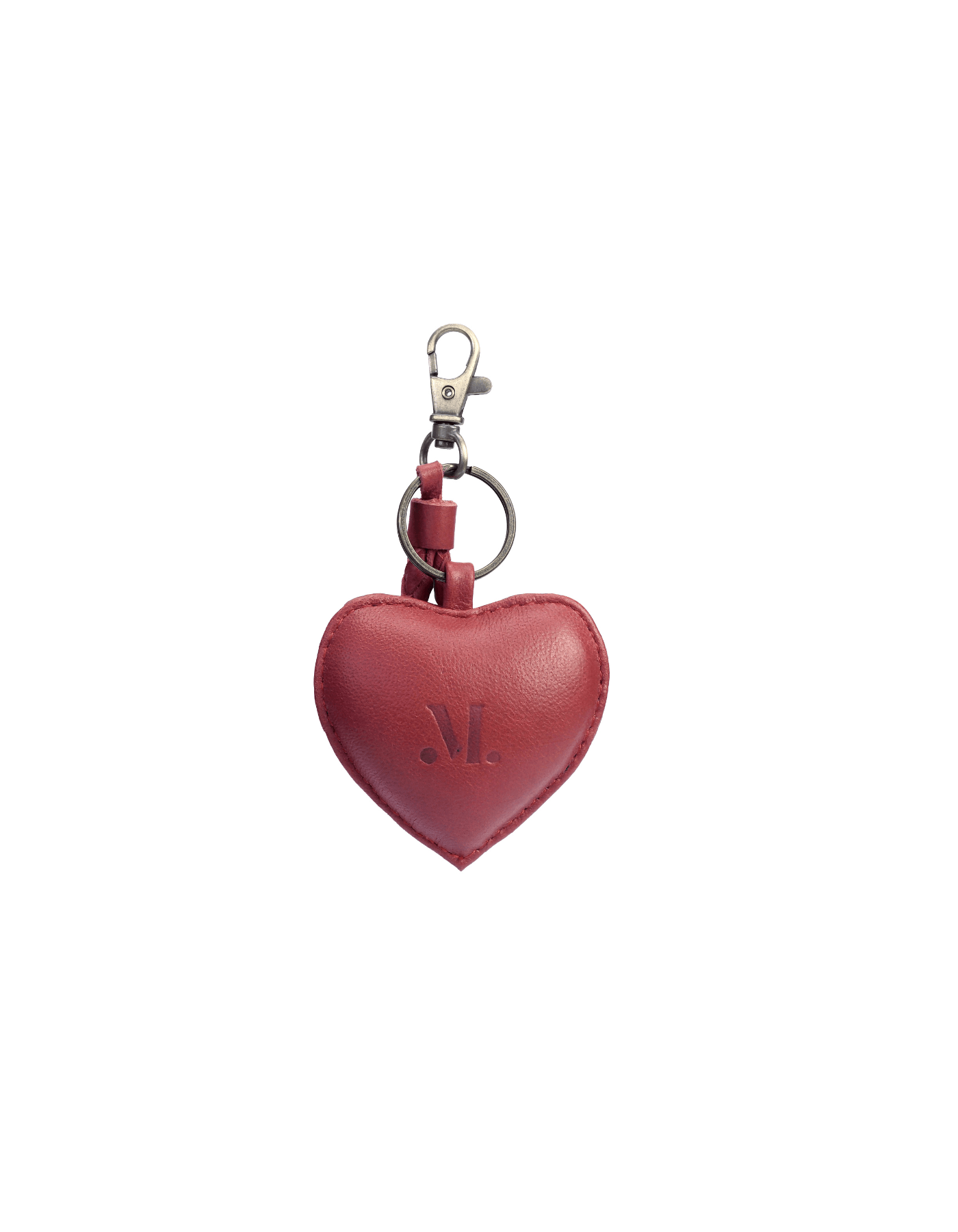 Mandrn Puffy Heart Keychain - Red Keychain