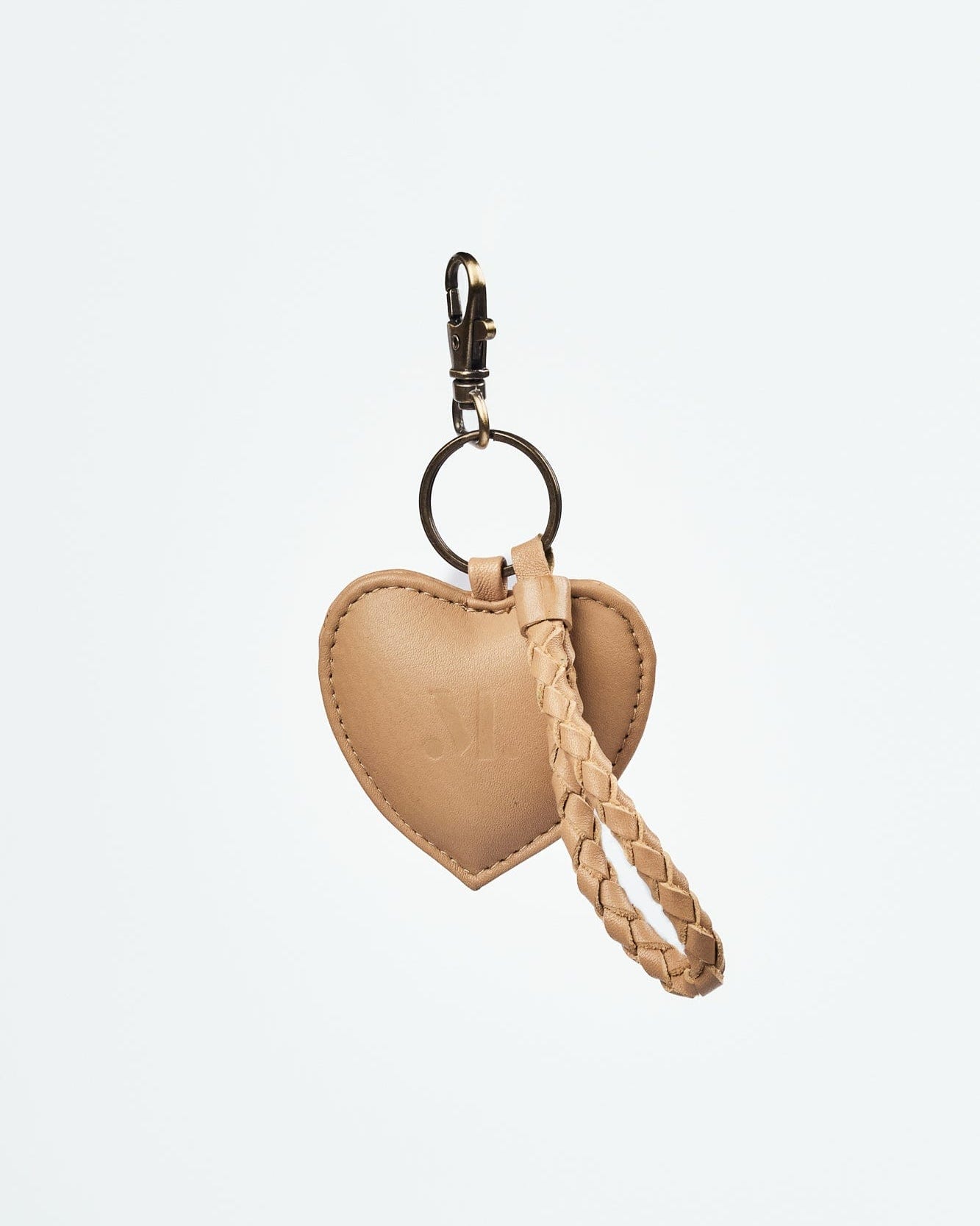Mandrn Puffy Heart Keychain - Sand Keychain